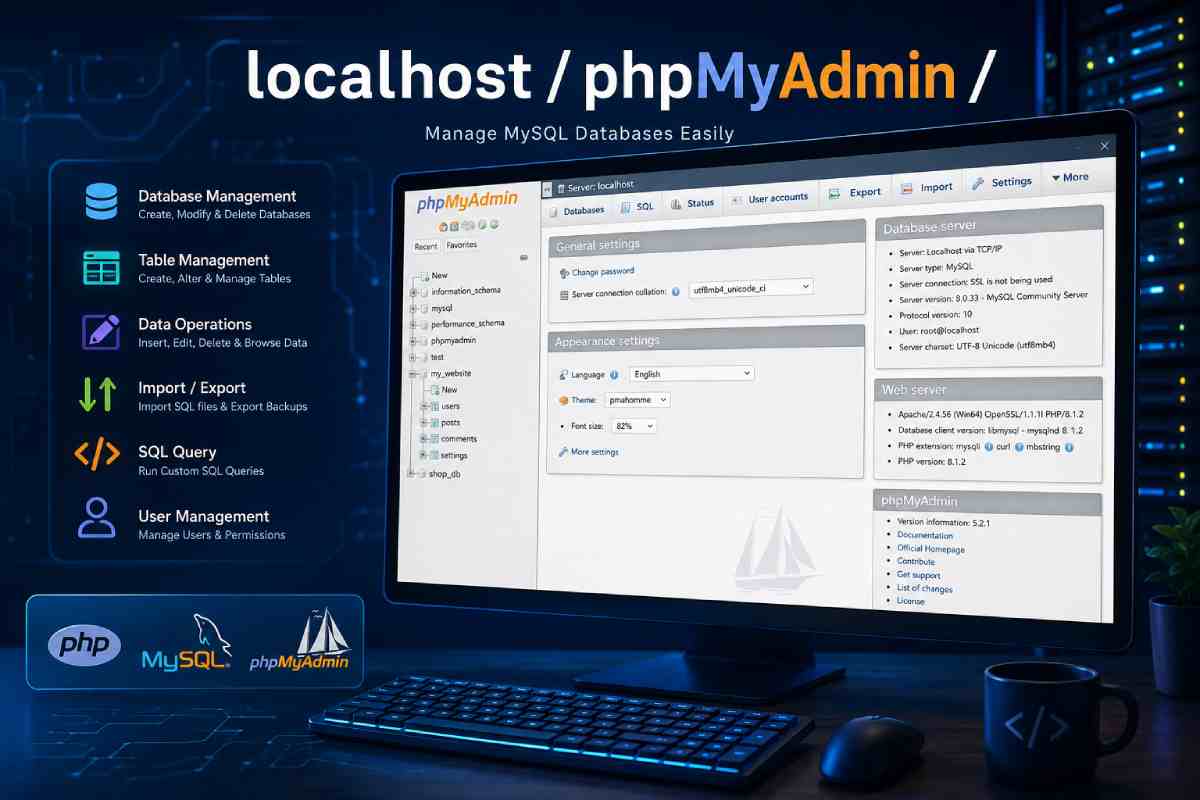 localhost/phpmyadmin/: Complete Guide to MySQL Database Management