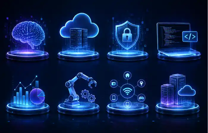 major technology areas covered by droven.io