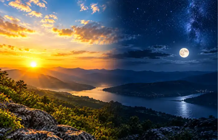 day and night as continuous witnesses