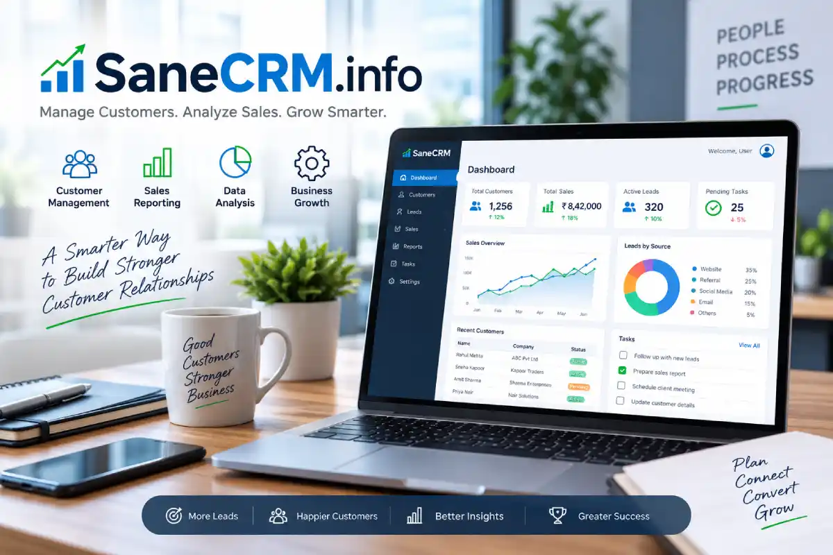 sanecrm. info: Features, Sales Reporting & CRM Guide
